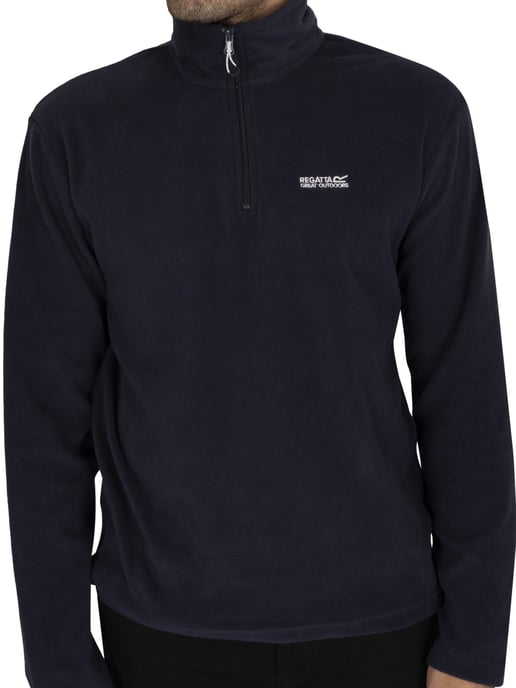 Regatta Thompson Fleece Sweatshirt Met Rits, Blauw - Image 4