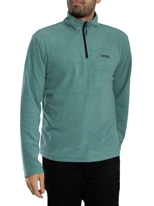 Regatta Thompson Fleece Sweatshirt Met Rits, Groen - Image 1