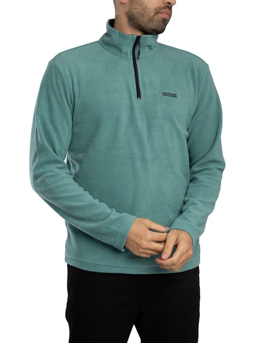 Regatta Thompson Fleece Sweatshirt Met Rits, Groen - Image 2