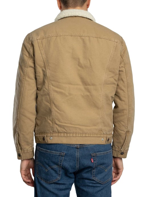 Levi's Type 3 Sherpa Trucker Jacket, Bruin - Image 4