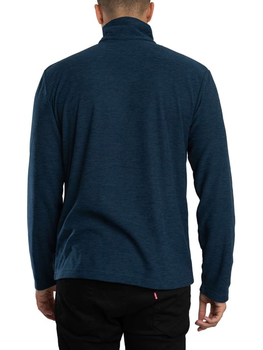 Regatta Thompson Marl Half Zip Fleece, Blue - Image 3