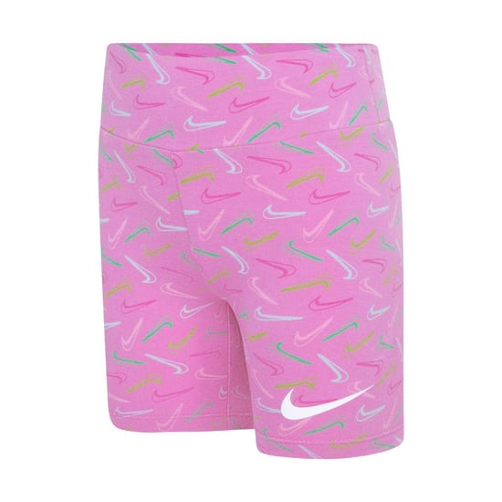 Nike Meisjes Swoosh Logo Biker Shorts (Roze) - Image 1