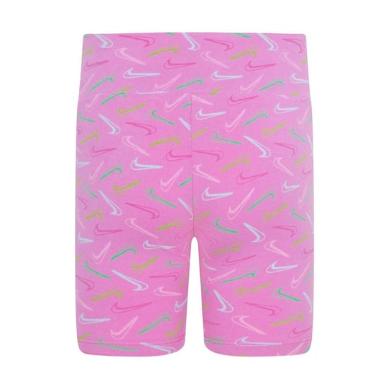 Nike Meisjes Swoosh Logo Biker Shorts (Roze) - Image 2
