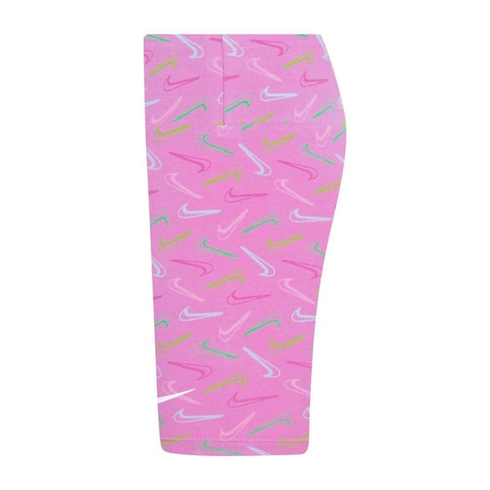 Nike Meisjes Swoosh Logo Biker Shorts (Roze) - Image 3