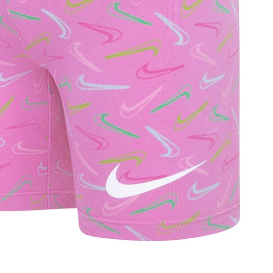 Nike Meisjes Swoosh Logo Biker Shorts (Roze) - Image 4