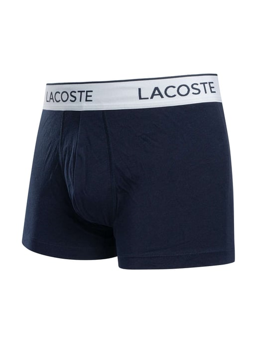 Lacoste 3 Pack Trunks, Blue - Image 3