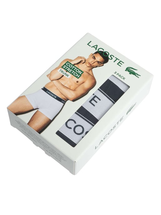 Lacoste 3 Pack Trunks, Blue - Image 6