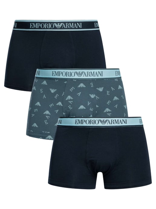 Emporio Armani Trunk 3-Pack, Zwart - Image 1