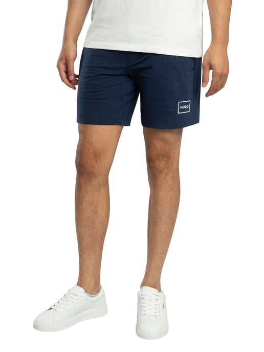 HUGO Lounge Laze Sweat Shorts, Blauw - Image 1