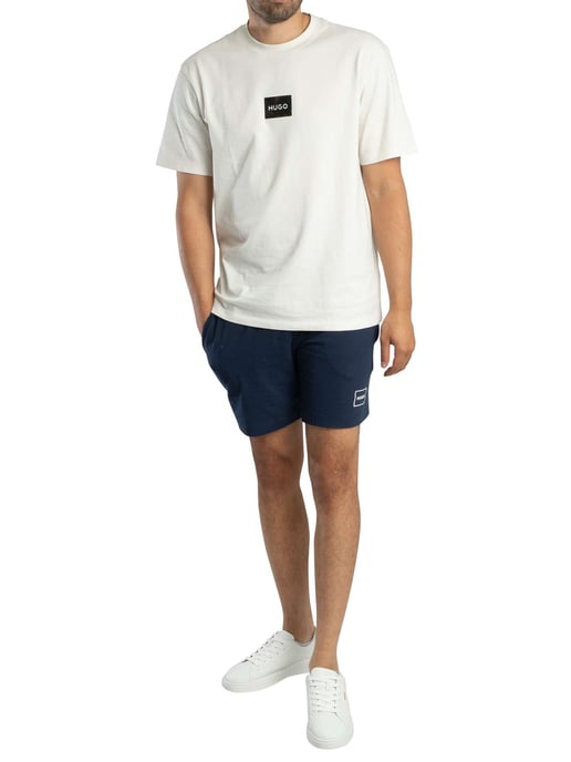 HUGO Lounge Laze Sweat Shorts, Blauw - Image 6