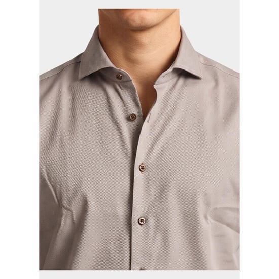 R2 Amsterdam Overhemd heren knitted herringbone shirt 134.wsp.011/045 - Image 3