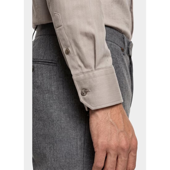 R2 Amsterdam Overhemd heren knitted herringbone shirt 134.wsp.011/045 - Image 5