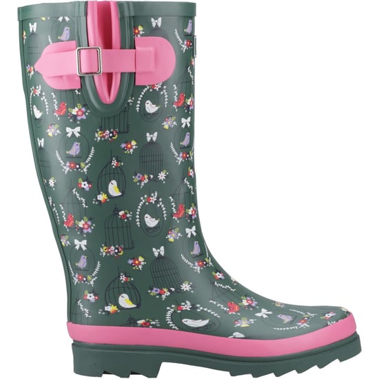 Cotswold Cleeve Hoge Rubber Dames Groen Wellingtonlaarzen - Image 5
