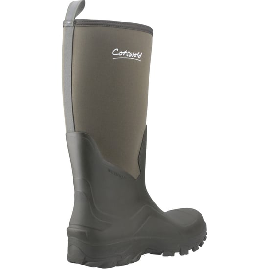 Cotswold Nailsworth Rubber Green Wellington Boots - Image 2