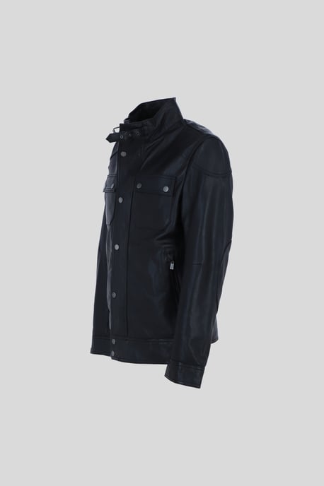 AMJ-4' Real Leather Fashion Biker Jacket - Image 2