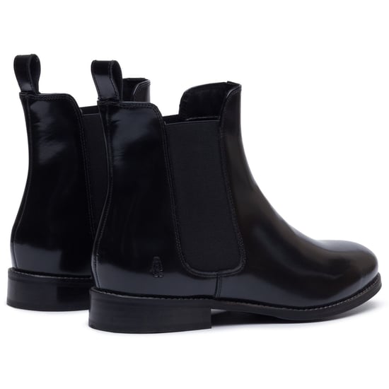Hush Puppies Colette Leather Women's Black Wide Fit Flat Chelsea Boots - Image 2