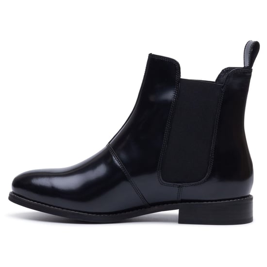 Hush Puppies Colette Leather Women's Black Wide Fit Flat Chelsea Boots - Image 6