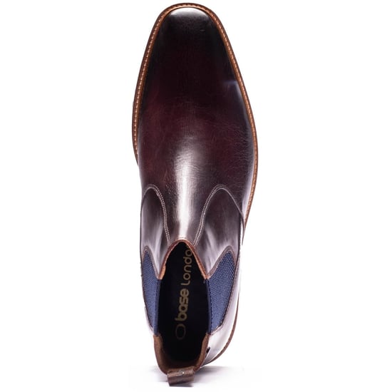 Base London Kensington Leather Men's WASHED BROWN Boots - Image 4
