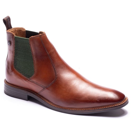 Base London Kensington Leather Men's Washed Tan Boots - Image 1
