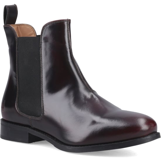 Hush Puppies Colette Leather Women's Bordeaux Wide Fit Flat Chelsea Boots - Image 1