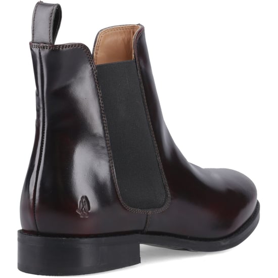 Hush Puppies Colette Leather Women's Bordeaux Wide Fit Flat Chelsea Boots - Image 2