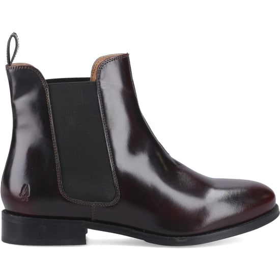 Hush Puppies Colette Leather Women's Bordeaux Wide Fit Flat Chelsea Boots - Image 5
