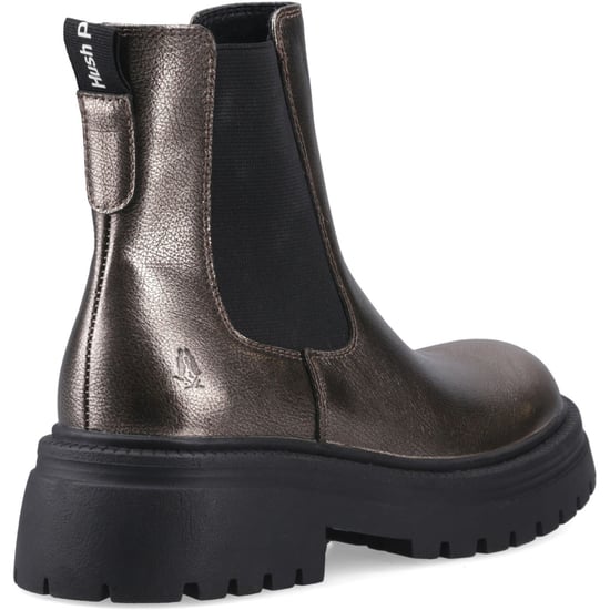 Hush Puppies Rose Chelsea Leather Women's BRONZE Heeled Chelsea Boots - Image 2