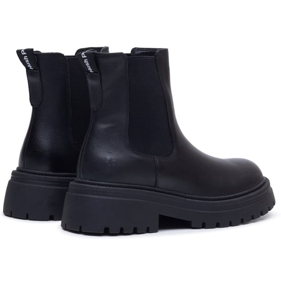 Hush Puppies Rose Chelsea Leather Women's Black Heeled Chelsea Boots - Image 2