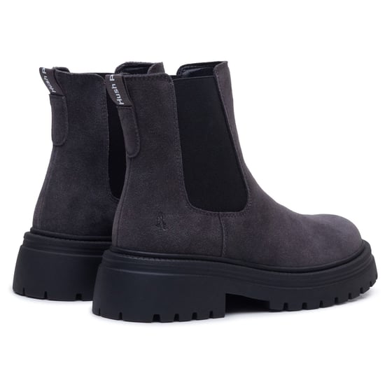 Hush Puppies Rose Chelsea Läder Dam Grå Klackade Chelsea Stövlar - Image 2