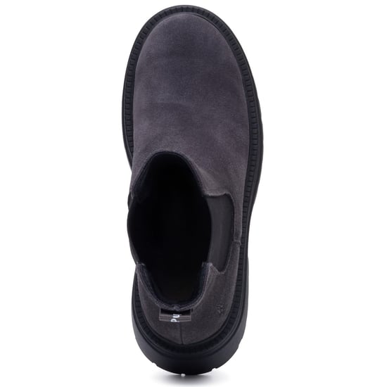 Hush Puppies Rose Chelsea Läder Dam Grå Klackade Chelsea Stövlar - Image 5
