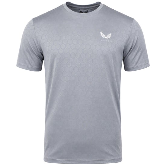 Castore Engineered Knit Mens Grey T-Shirt - Image 1