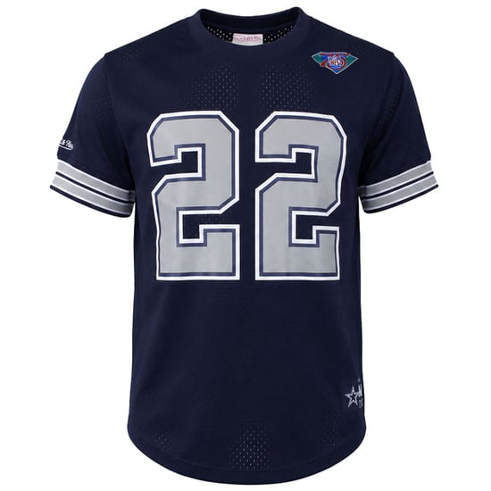Mitchell & Ness NFL Dallas Cowboys #22 E.Smith Mens Navy Jersey - Image 1