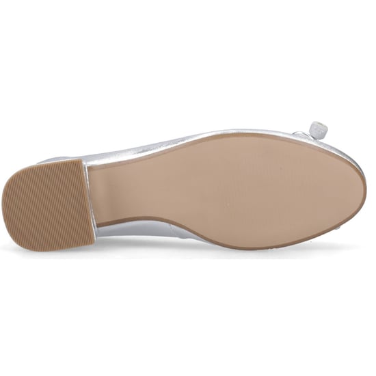 Hush Puppies Silvia Lage Hakken Sandalen Leer Dames Zilveren Sandalen - Image 3