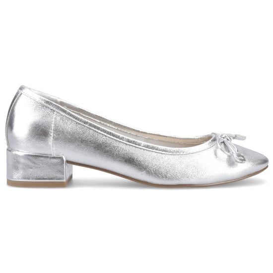 Hush Puppies Silvia Lage Hakken Sandalen Leer Dames Zilveren Sandalen - Image 5