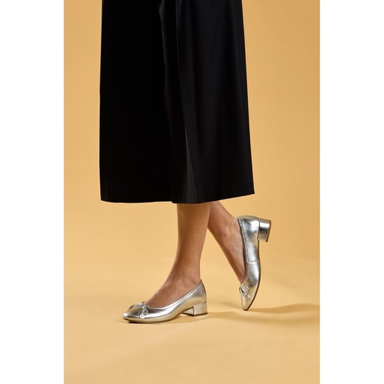 Hush Puppies Silvia Lage Hakken Sandalen Leer Dames Zilveren Sandalen - Image 6