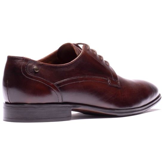 Base London Vance Läder Herr BROWN Derby Skor - Image 2