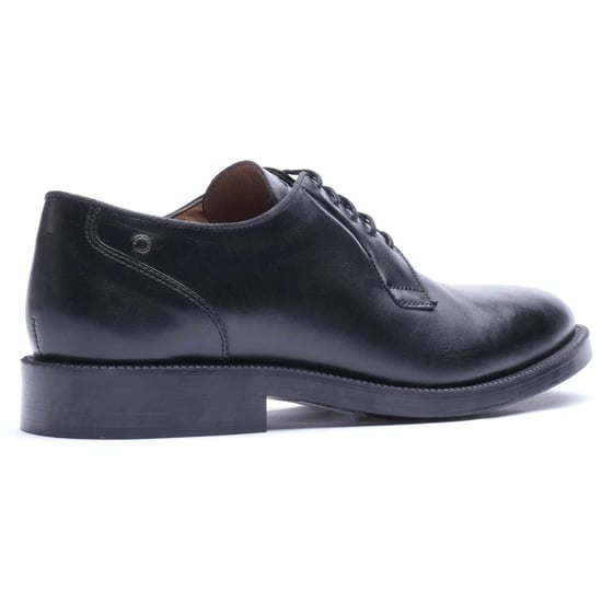 Base London Luca Leather Men's Black Derby Shoes - Image 2