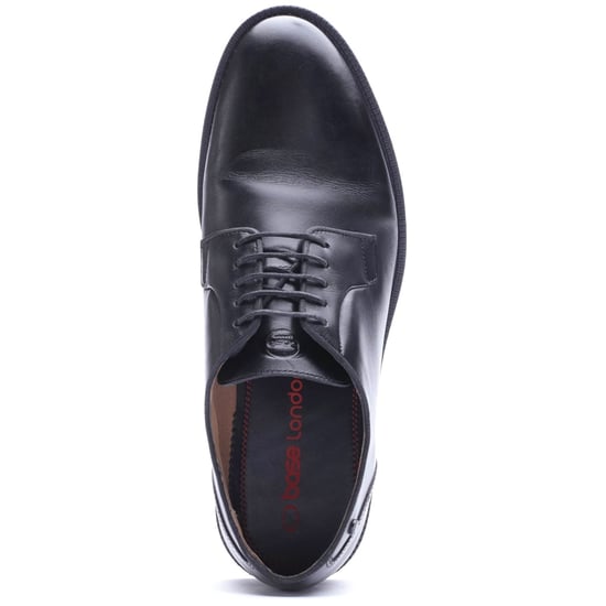Base London Luca Leather Men's Black Derby Shoes - Image 3