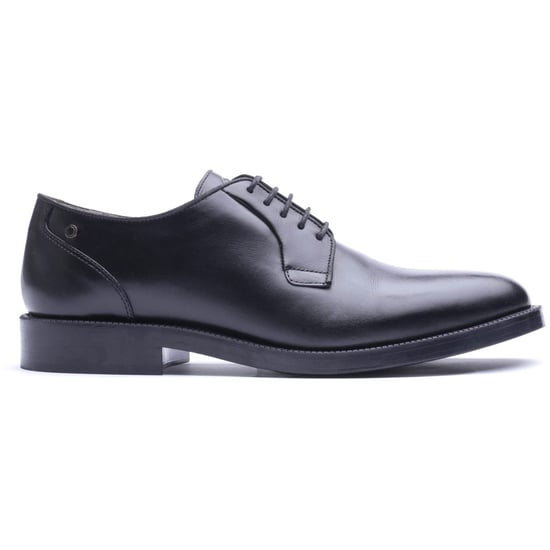 Base London Luca Leather Men's Black Derby Shoes - Image 4