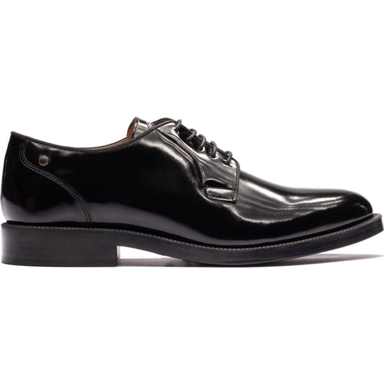 Base London Luca Leather Men's Black Derby Shoes - Image 3