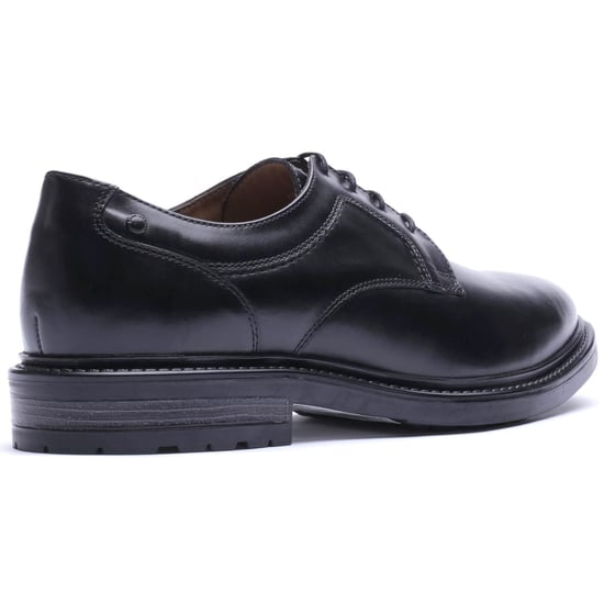 Base London Carter Leather Men's Black Derby Shoes - Image 2