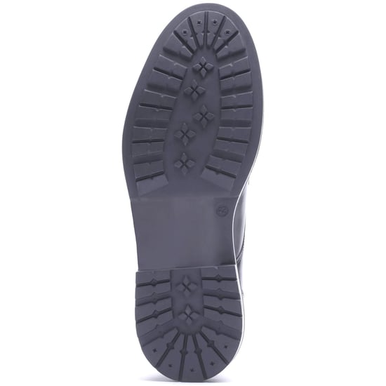 Base London Carter Leather Men's Black Derby Shoes - Image 3