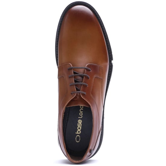 Base London Carter Läder Herrskor TAN Derby - Image 4