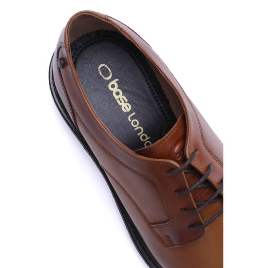 Base London Carter Läder Herrskor TAN Derby - Image 6