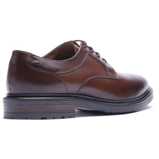 Base London Carter Leather Men's BROWN Derby Shoes - Image 2