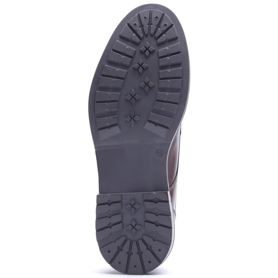 Base London Carter Leather Men's BROWN Derby Shoes - Image 3