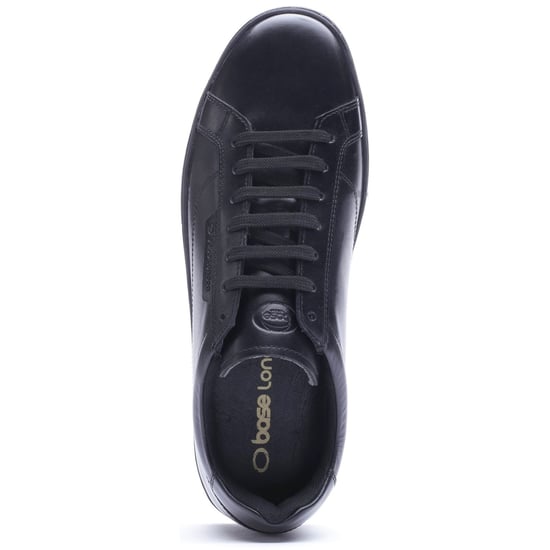 Base London Zammo Leather Men's Black Lace-Up Shoes - Image 4