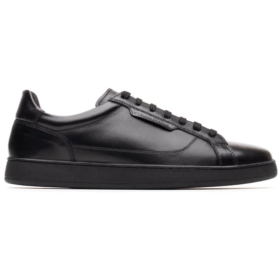 Base London Zammo Leather Men's Black Lace-Up Shoes - Image 5
