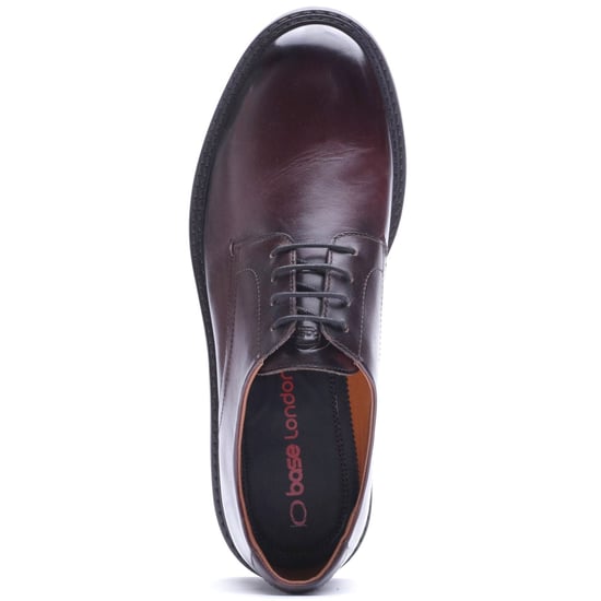 Base London Vector Leather Men's WASHED BROWN Lace-Up Shoes - Image 4