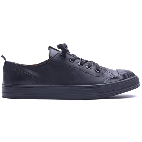 Base London Volt Leather Men's Black Lace-Up Shoes - Image 4